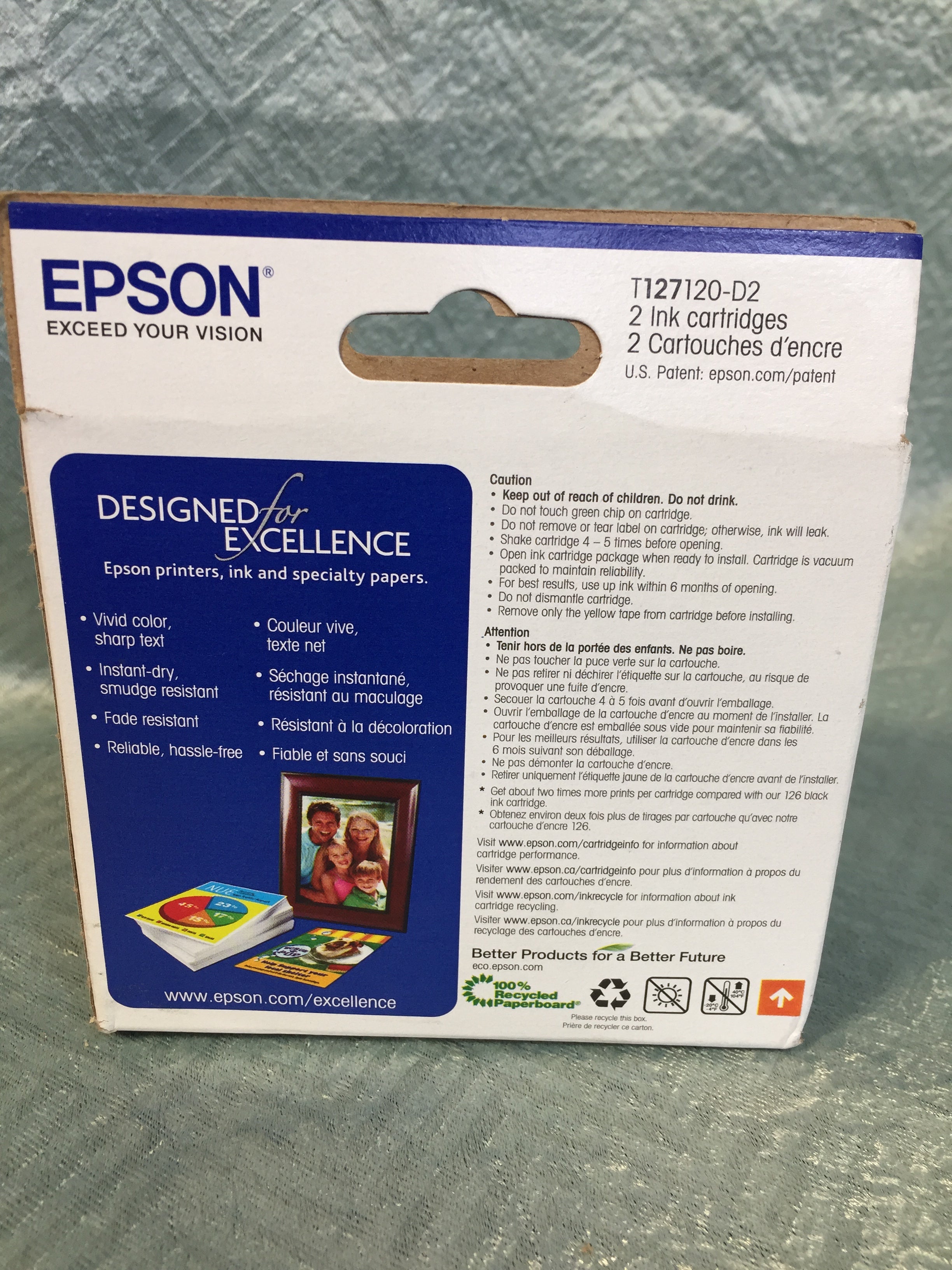 EPSON T127 DURABrite Ultra Ink Standard Capacity Black Dual Cartridge Pack (7522977546478)